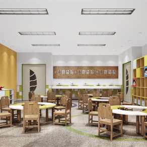 现代教室 学校 课堂 幼儿园-2